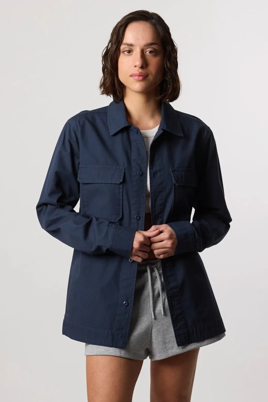 CAMISA BOMBIE AZUL MARINO
