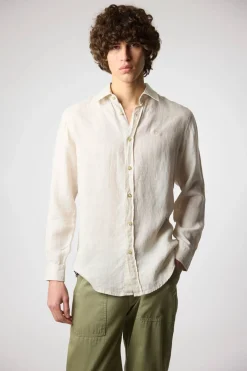 CAMISA DE LINO ECRU