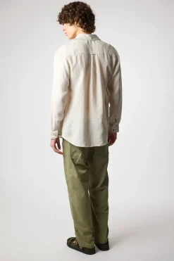 CAMISA DE LINO ECRU