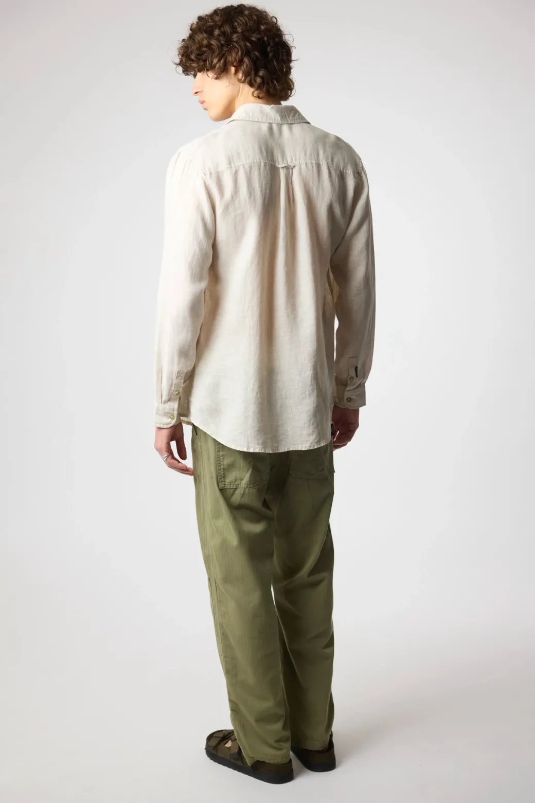 CAMISA DE LINO ECRU