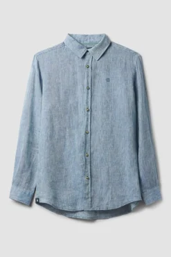 CAMISA DE LINO INDIGO BLUE