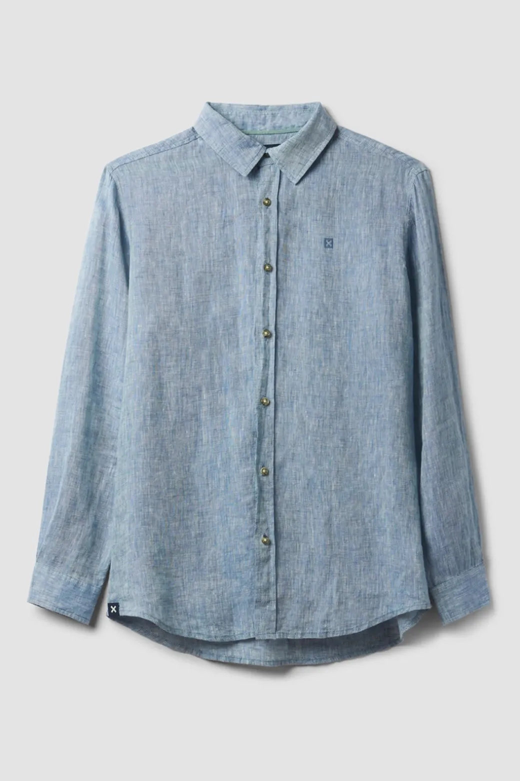 CAMISA DE LINO INDIGO BLUE