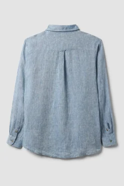 CAMISA DE LINO INDIGO BLUE