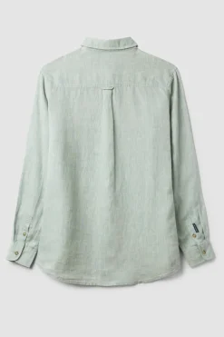 CAMISA DE LINO VERDE