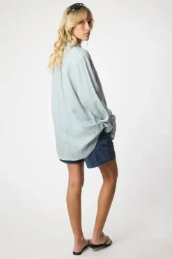CAMISA DE LINO VERDE