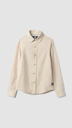 CAMISA KIDS DE LINO ECRU
