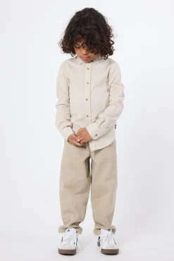 CAMISA KIDS DE LINO ECRU
