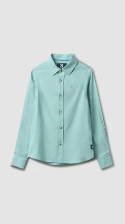 CAMISA KIDS DE LINO VERDE