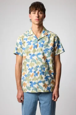CAMISA MANGA CORTA BUBBLE SKY BLUE