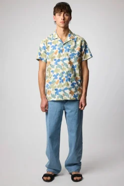 CAMISA MANGA CORTA BUBBLE SKY BLUE