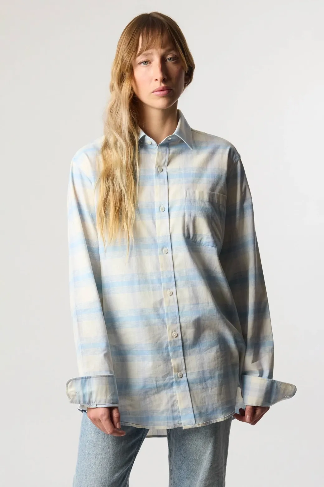 CAMISA PLAID SUMMER INDIGO BLUE