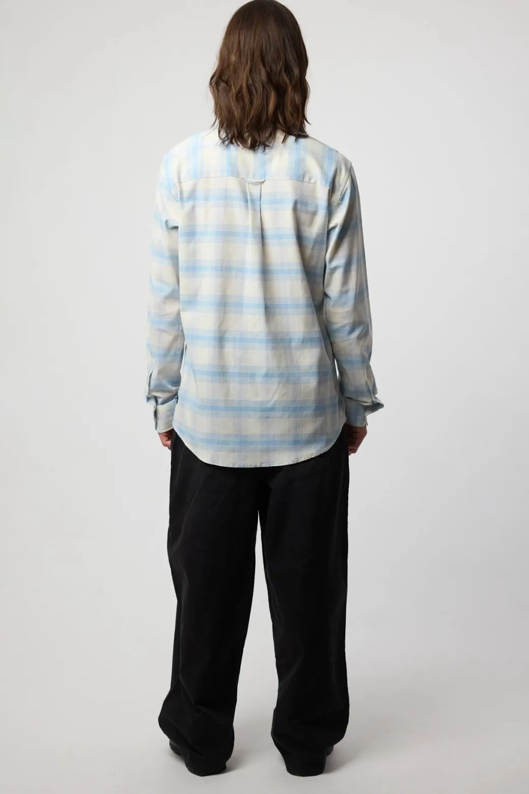 CAMISA PLAID SUMMER INDIGO BLUE
