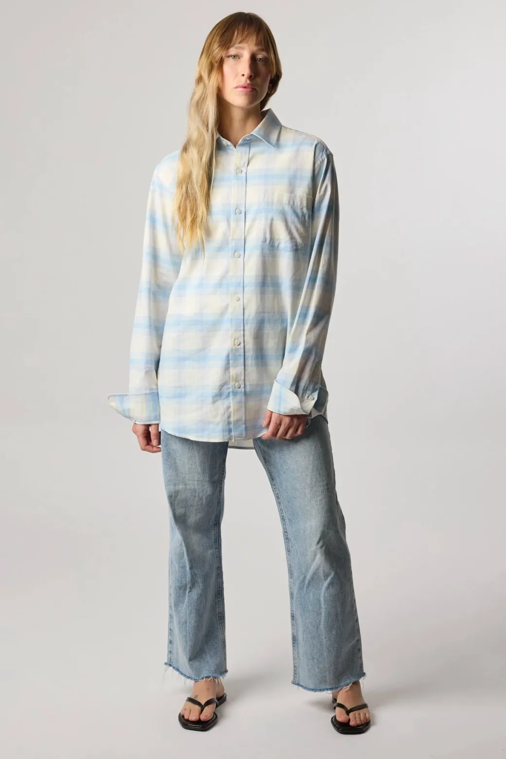 CAMISA PLAID SUMMER INDIGO BLUE
