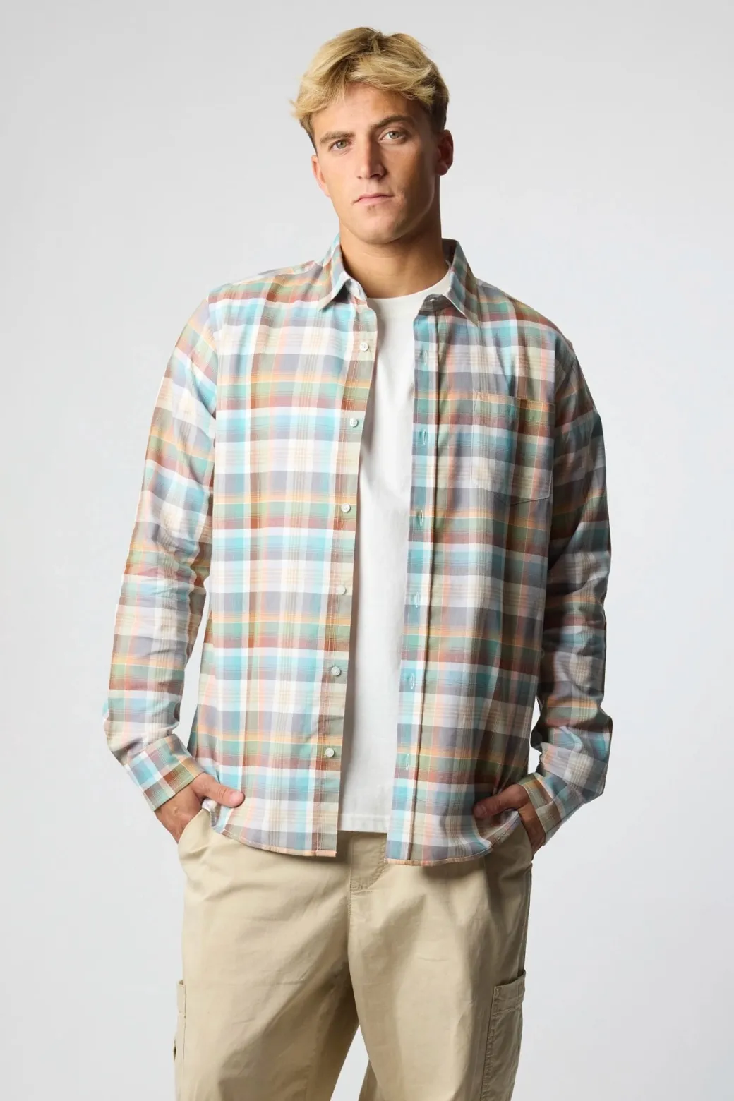 CAMISA PLAID SUMMER VERDE