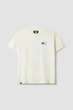 CAMISETA BLOCK BLANCO ROTO