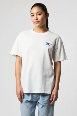 CAMISETA BLOCK BLANCO ROTO