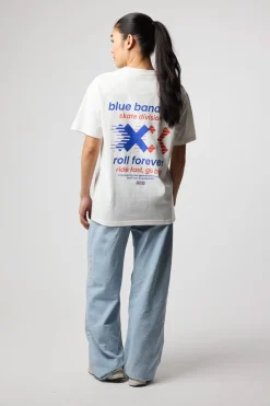 CAMISETA BLOCK BLANCO ROTO