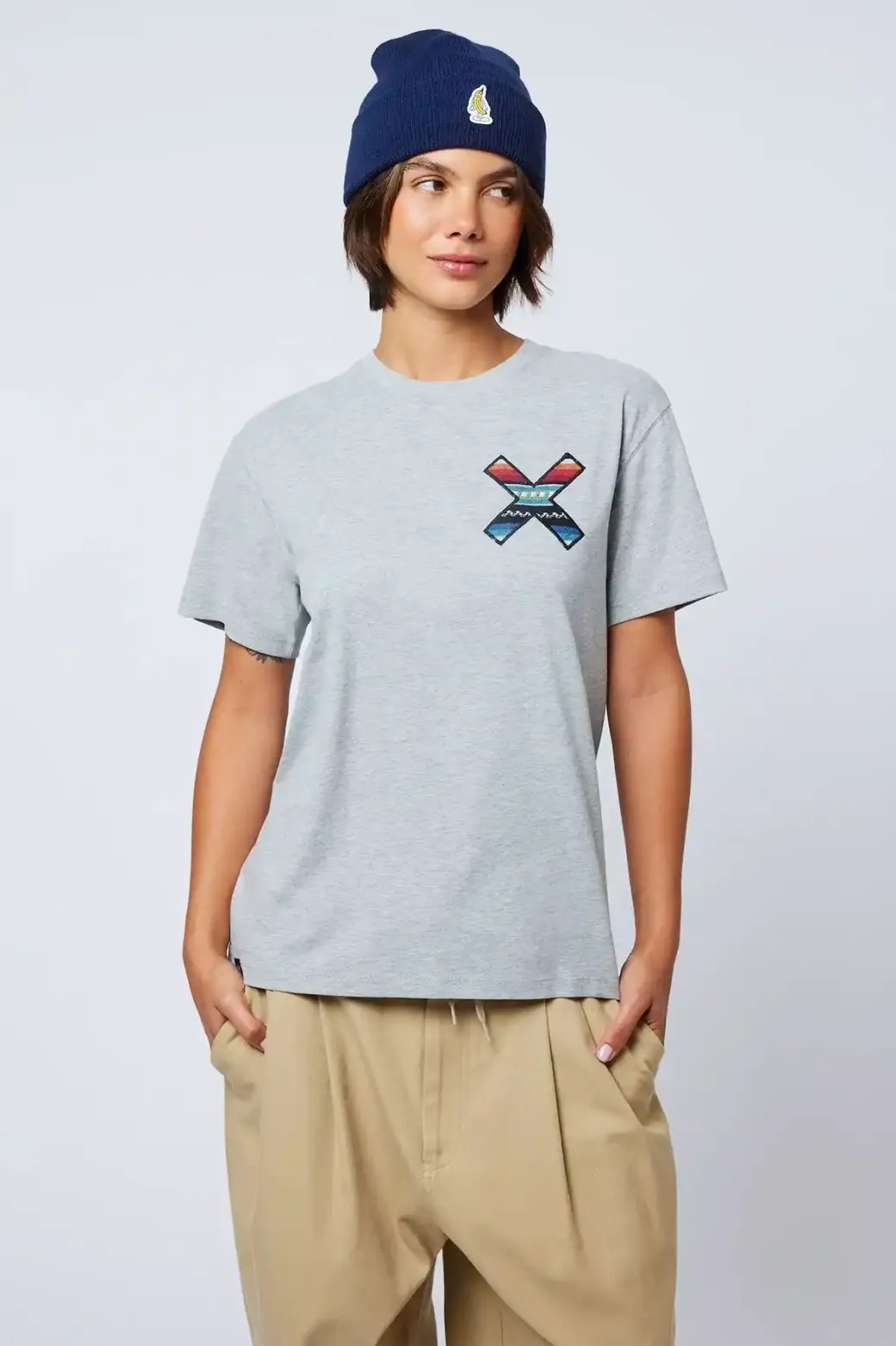 CAMISETA CLASSIC LIGHT GREY MELANGE