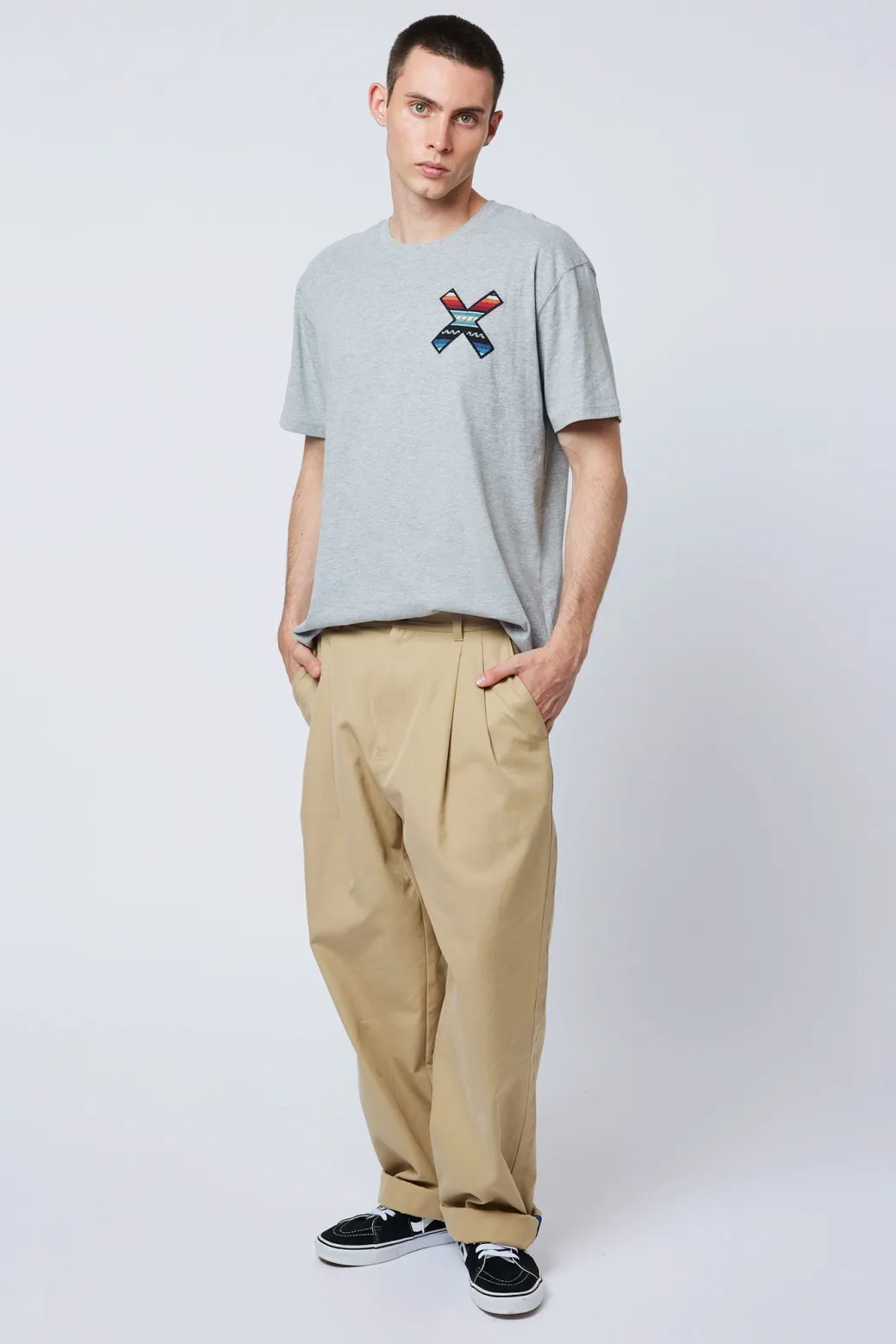 CAMISETA CLASSIC LIGHT GREY MELANGE