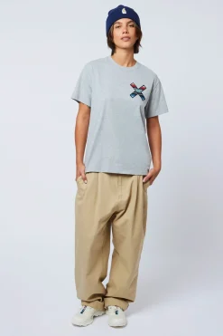 CAMISETA CLASSIC LIGHT GREY MELANGE