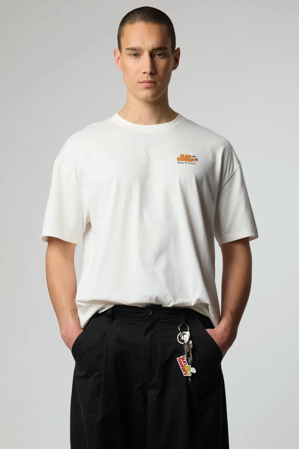CAMISETA FORECAST BLANCO ROTO