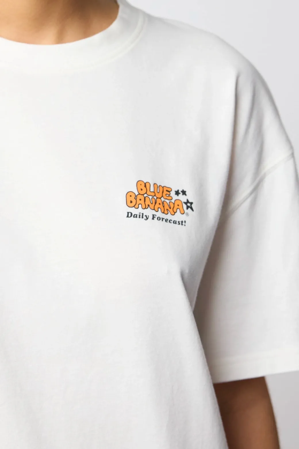 CAMISETA FORECAST BLANCO ROTO