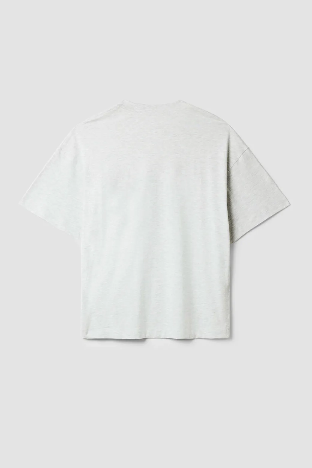 CAMISETA HEART POCKET LIGHT GREY MELANGE