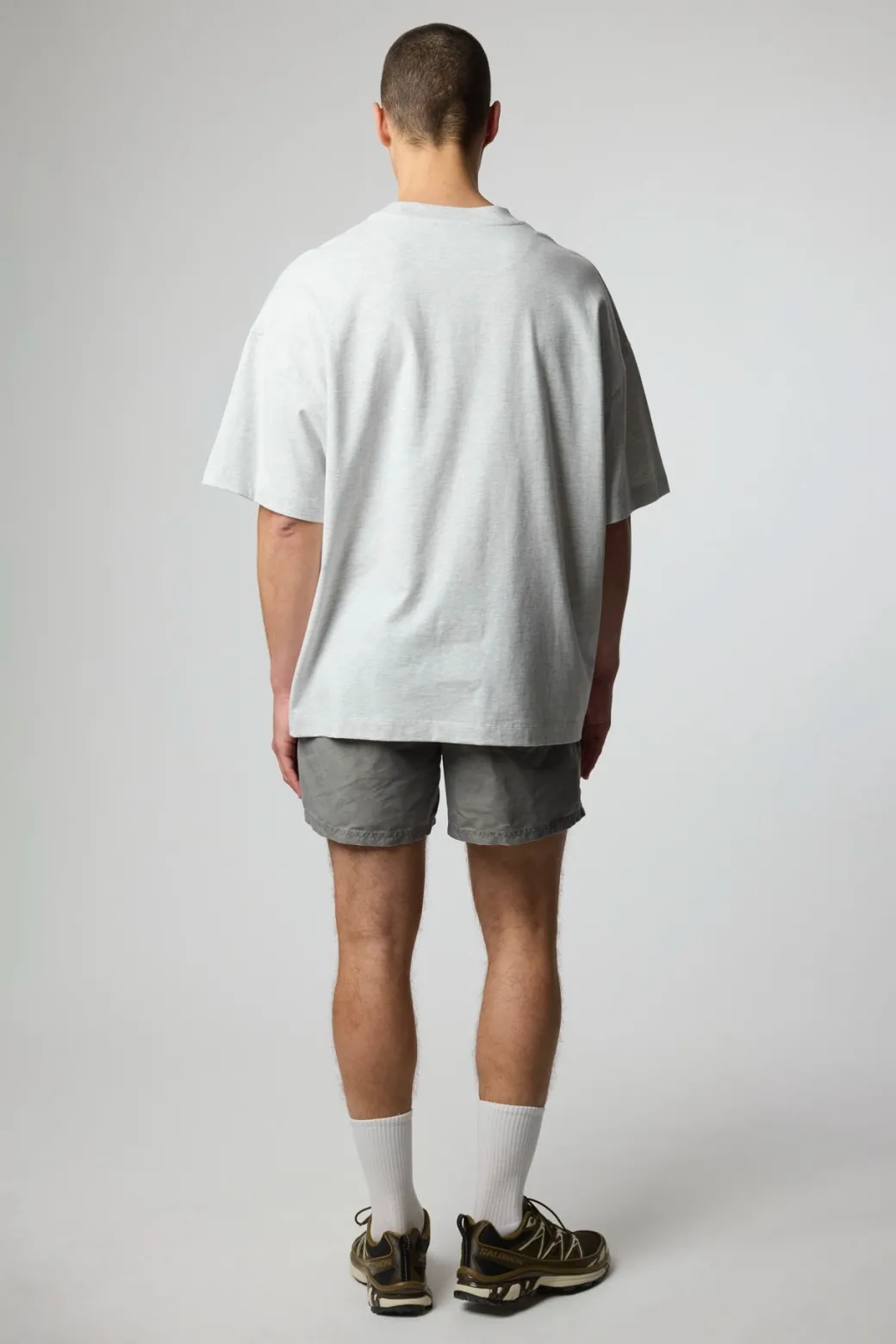 CAMISETA HEART POCKET LIGHT GREY MELANGE