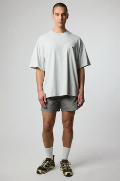 CAMISETA HEART POCKET LIGHT GREY MELANGE