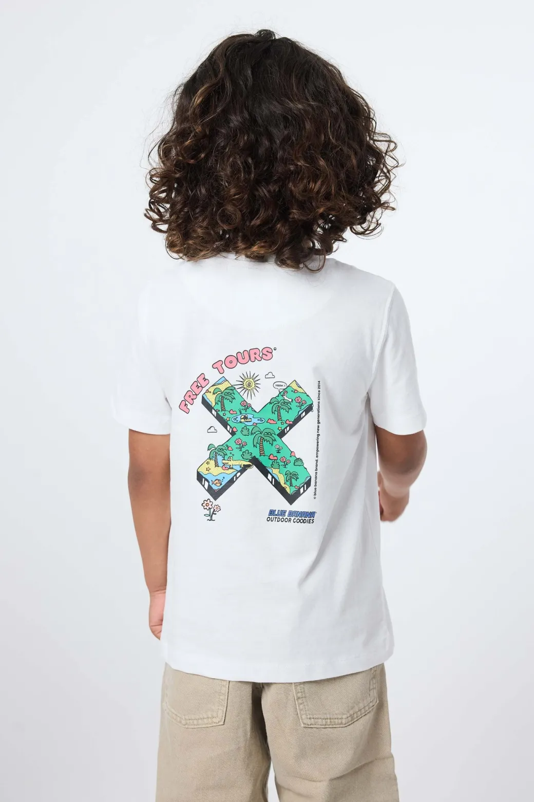 CAMISETA KIDS TOURS BLANCA
