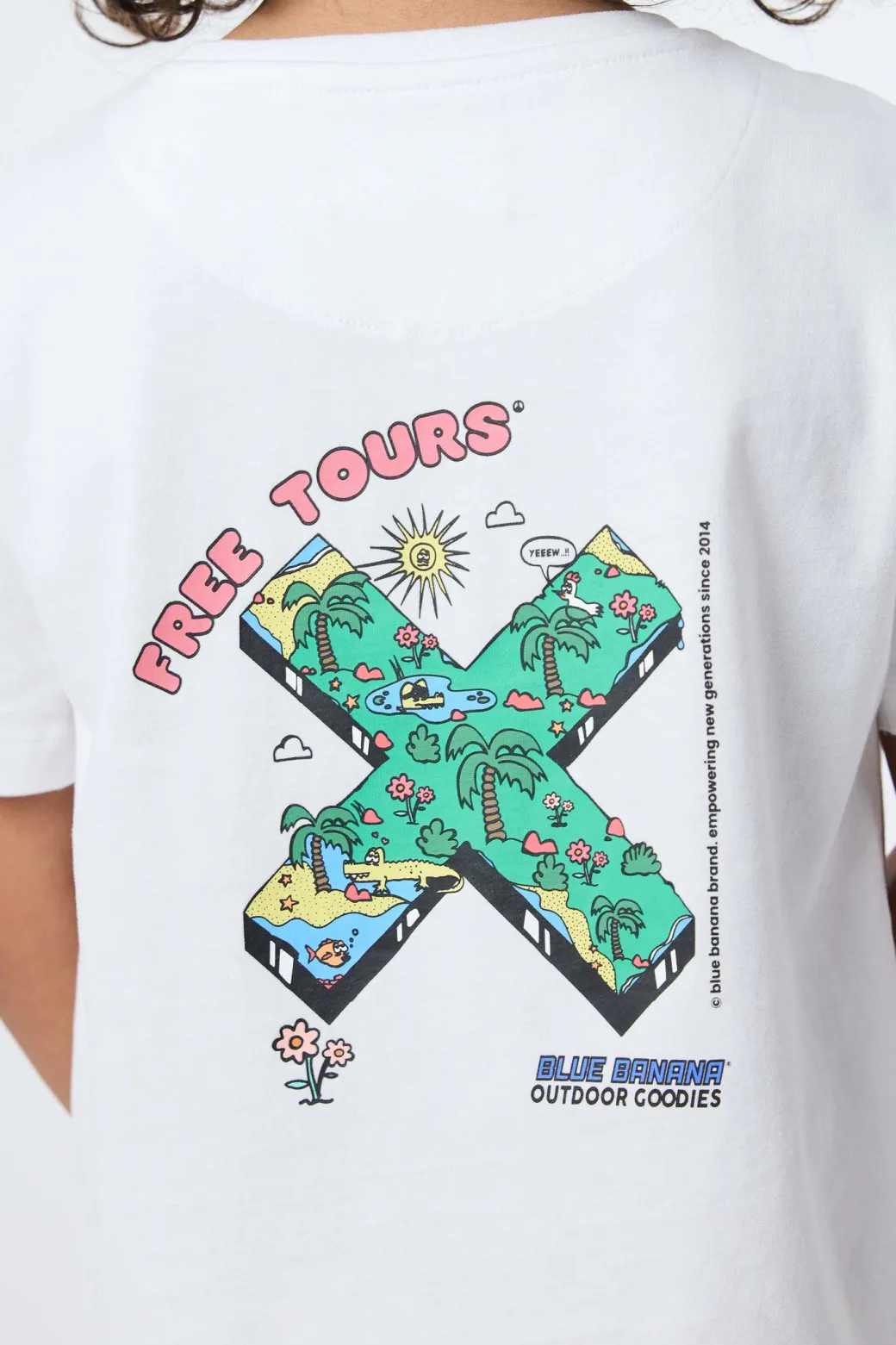 CAMISETA KIDS TOURS BLANCA