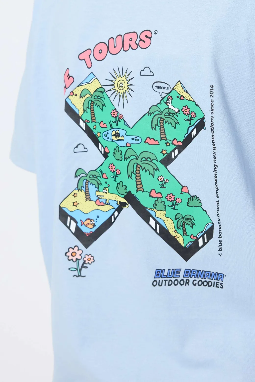 CAMISETA KIDS TOURS ICE BLUE