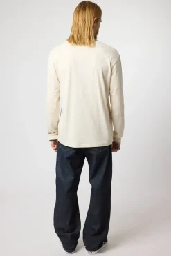 CAMISETA MANGA LARGA BASIC PREMIUM CRD BLANCO ROTO