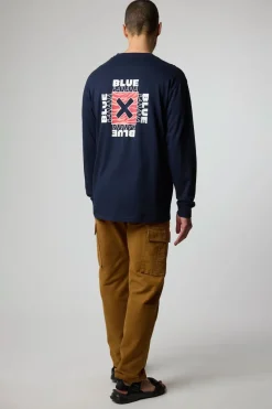 CAMISETA MANGA LARGA FOAM AZUL MARINO