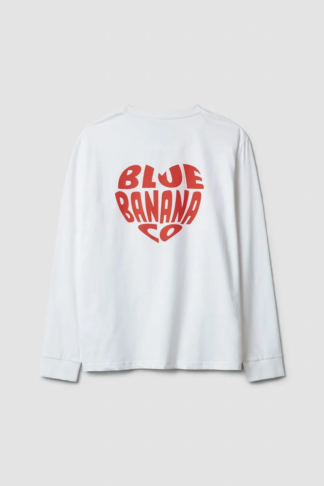 CAMISETA MANGA LARGA HEART BLANCA