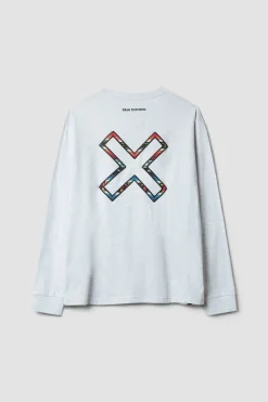 CAMISETA MANGA LARGA KARMA LIGHT GREY MELANGE