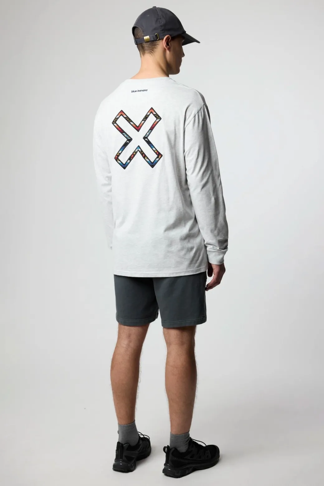 CAMISETA MANGA LARGA KARMA LIGHT GREY MELANGE
