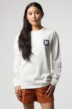 CAMISETA MANGA LARGA NATURE BLANCO ROTO
