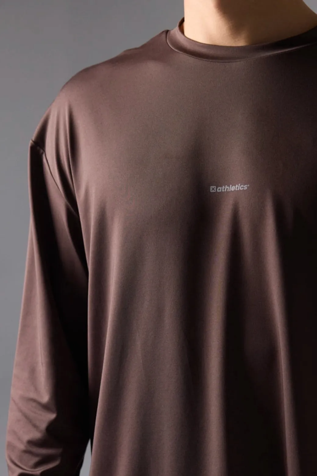CAMISETA MANGA LARGA TRAIN SOLID BROWN