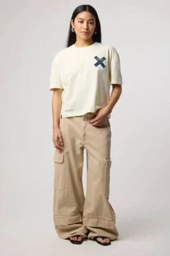 CAMISETA MUJER CLASSIC CREMA