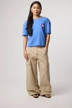 CAMISETA MUJER NATURE JAY BLUE