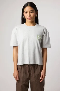 CAMISETA MUJER NATURE LIGHT GREY MELANGE