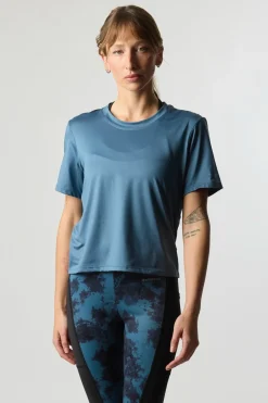 CAMISETA MUJER TRAIN DARK BLUE