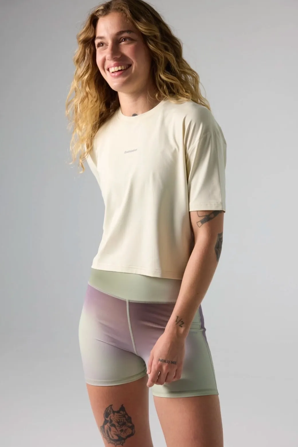 CAMISETA MUJER TRAIN DUSTY CREAM