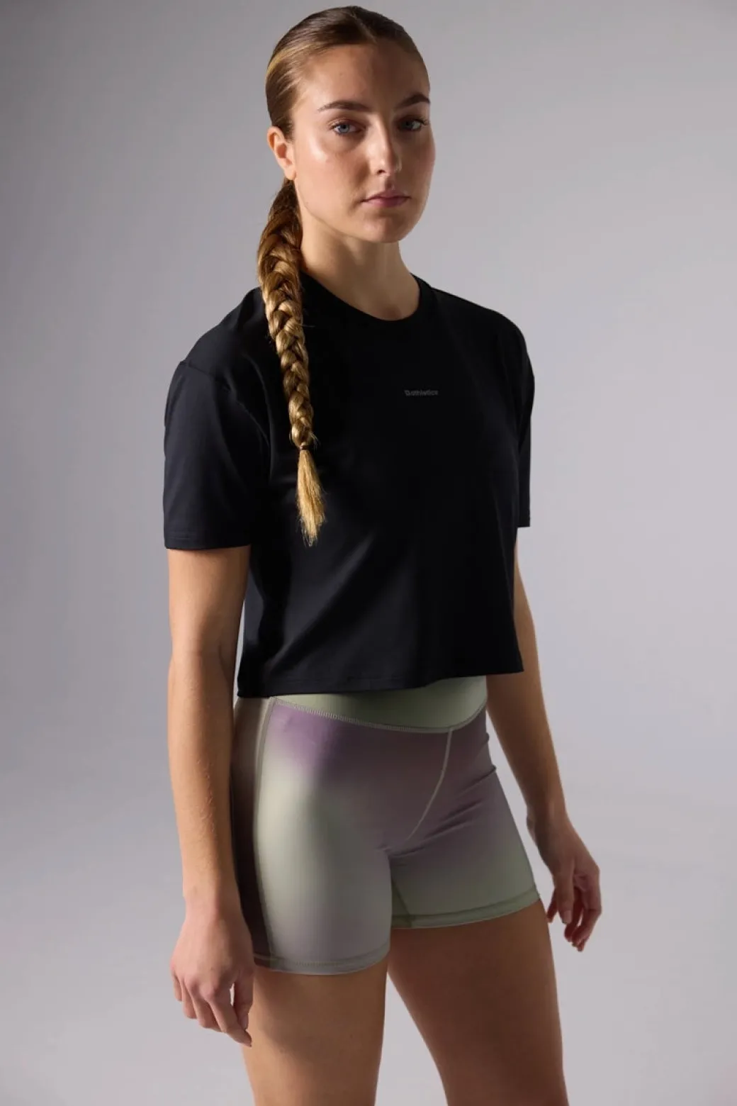 CAMISETA MUJER TRAIN NEGRA