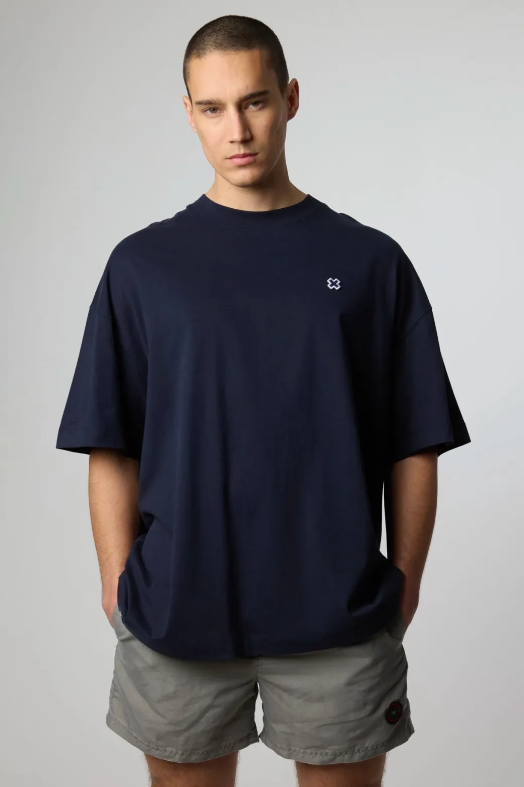 CAMISETA PATCH AZUL MARINO