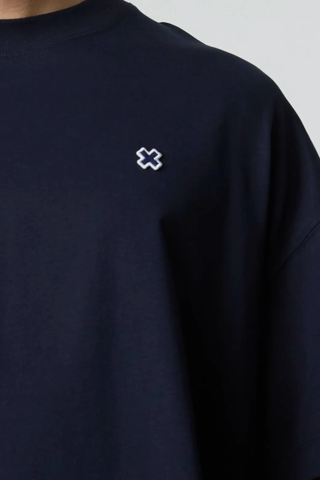 CAMISETA PATCH AZUL MARINO