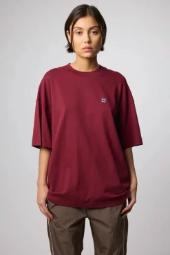CAMISETA PATCH BURGUNDY