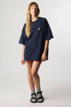 CAMISETA QUILT AZUL MARINO