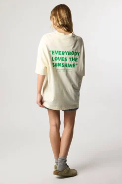 CAMISETA QUILT CREMA
